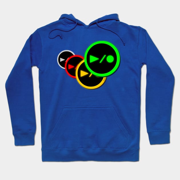 RC Loop Buttons Hoodie by iveno